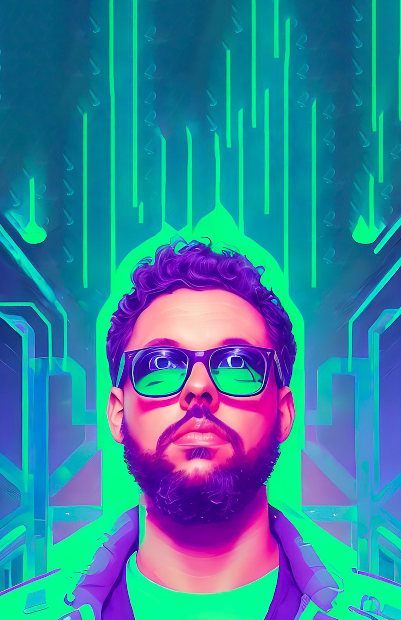 "Digital Horizon" Poster