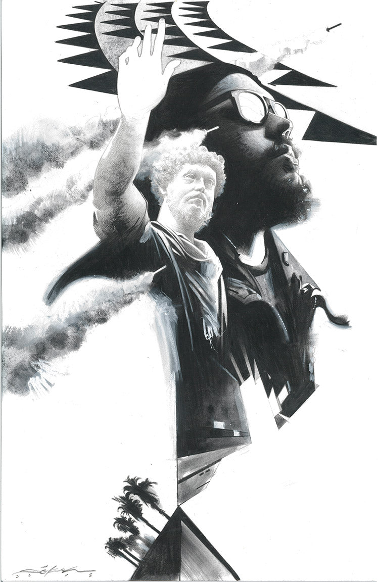 "Echoes in Eternity" - Original Sketch (SIGNED)